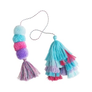 Bogg Bag Bauble - Cotton Candy Double Tassel | IWQUAF026