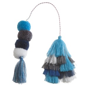 Bogg Bag Bauble - Ocean Double Tassel | FGLQNU640