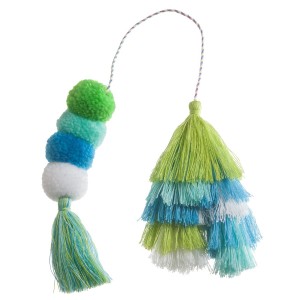Bogg Bag Bauble - Seaweed Double Tassel | TDQLXH250