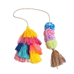 Bogg Bag Bauble - Speckled Double Tassel | QEZBDN720