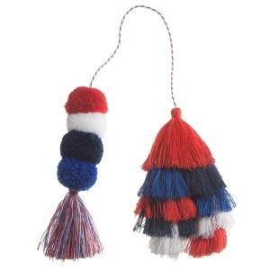 Bogg Bag Bauble - USA Double Tassel | MCWJUP670