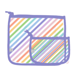 Bogg Bag Decorative Insert - Pastel Stripes | EFAJXU138