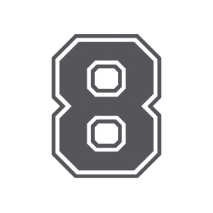 Bogg Bit - Number "8" | UKYZVD153